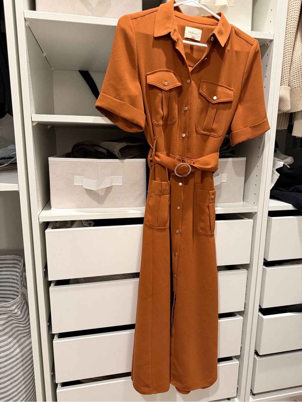 Sezane Raquel Dress with Belt